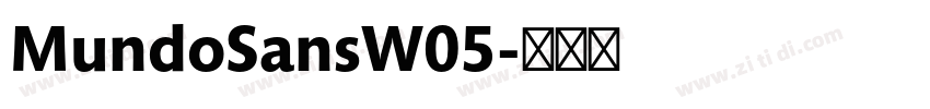 MundoSansW05字体转换