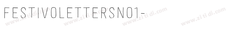 FestivoLettersNo1字体转换 FestivoLettersNo1字体转换