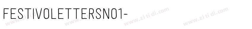 FestivoLettersNo1字体转换 FestivoLettersNo1字体转换