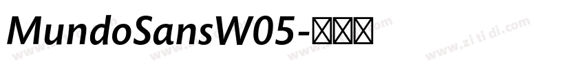 MundoSansW05字体转换