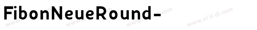 FibonNeueRound字体转换