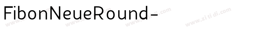 FibonNeueRound字体转换