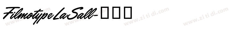 FilmotypeLaSall字体转换