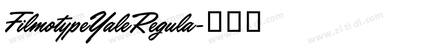 FilmotypeYaleRegula字体转换