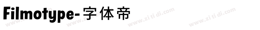 Filmotype字体转换