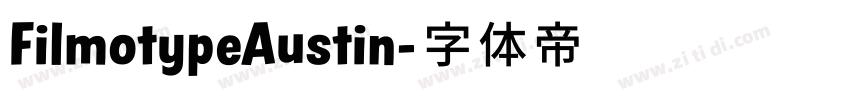 FilmotypeAustin字体转换
