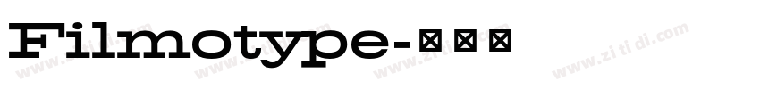 Filmotype字体转换
