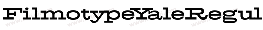 FilmotypeYaleRegula字体转换