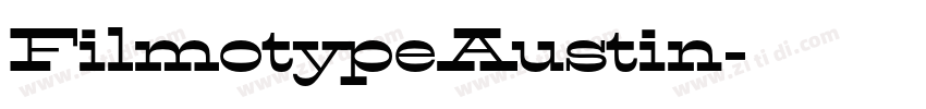FilmotypeAustin字体转换