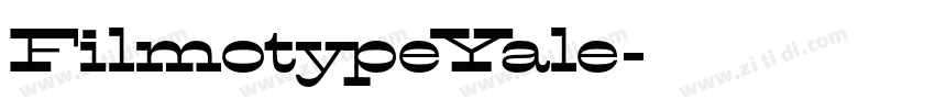 FilmotypeYale字体转换