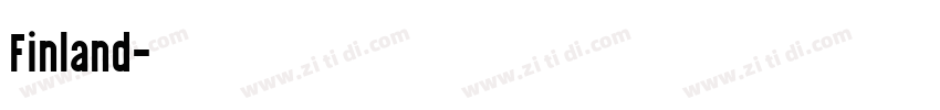 Finland字体转换