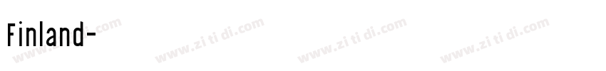 Finland字体转换