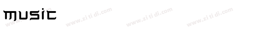 music字体转换