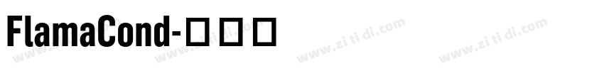 FlamaCond字体转换 FlamaCond字体转换