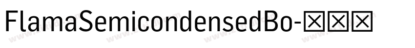 FlamaSemicondensedBo字体转换 FlamaSemicondensedBo字体转换