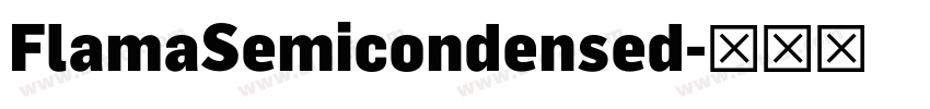 FlamaSemicondensed字体转换