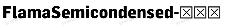 FlamaSemicondensed字体转换