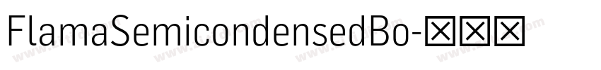 FlamaSemicondensedBo字体转换 FlamaSemicondensedBo字体转换
