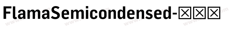 FlamaSemicondensed字体转换