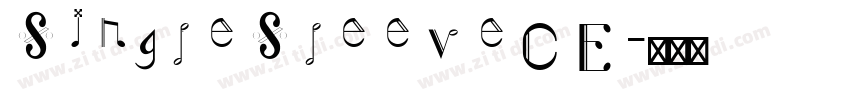 SingleSleeveCE字体转换