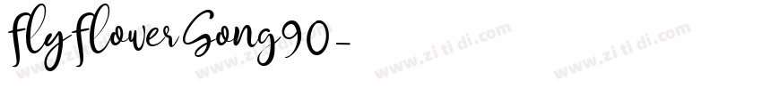 FlyFlowerSong90字体转换