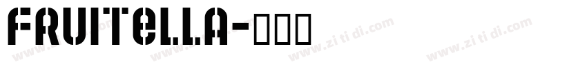 Fruitella字体转换