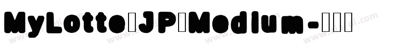 MyLotte_JP_Medium字体转换