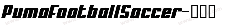 PumaFootballSoccer字体转换