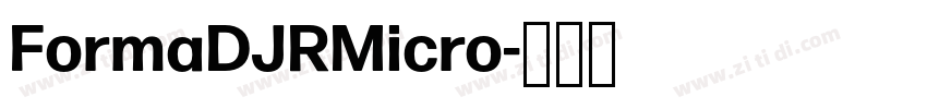 FormaDJRMicro字体转换 FormaDJRMicro字体转换