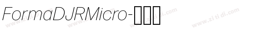 FormaDJRMicro字体转换 FormaDJRMicro字体转换