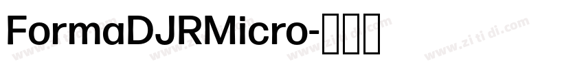 FormaDJRMicro字体转换 FormaDJRMicro字体转换