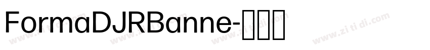 FormaDJRBanne字体转换