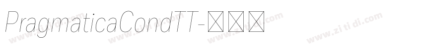 PragmaticaCondTT字体转换
