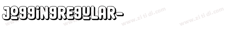JoggingRegular字体转换