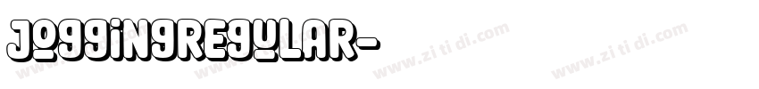 JoggingRegular字体转换