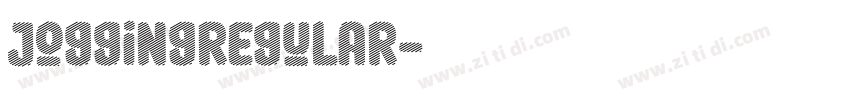 JoggingRegular字体转换