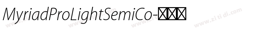 MyriadProLightSemiCo字体转换 MyriadProLightSemiCo字体转换
