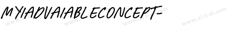 MyiadVaiableConcept字体转换