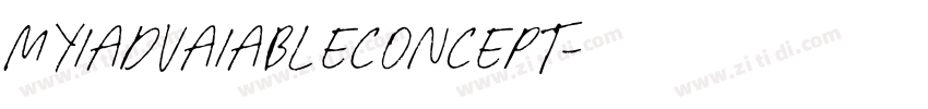 MyiadVaiableConcept字体转换