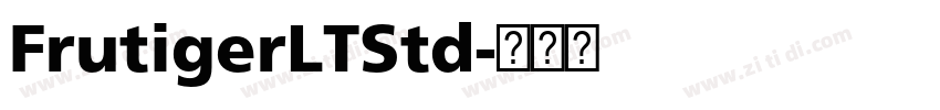 FrutigerLTStd字体转换 FrutigerLTStd字体转换