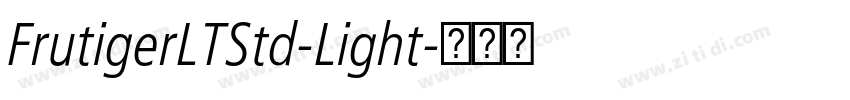 FrutigerLTStd-Light字体转换 FrutigerLTStd-Light字体转换