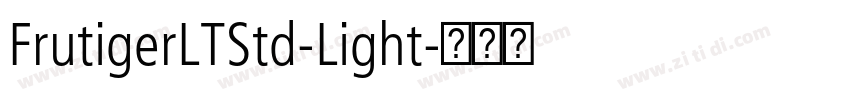 FrutigerLTStd-Light字体转换 FrutigerLTStd-Light字体转换