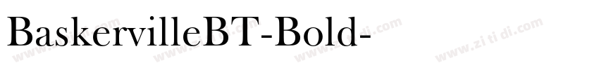 BaskervilleBT-Bold字体转换 BaskervilleBT-Bold字体转换