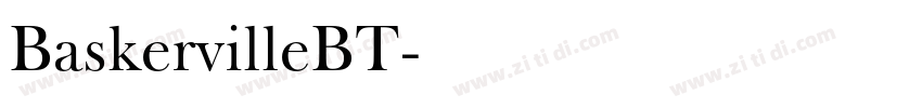 BaskervilleBT字体转换 BaskervilleBT字体转换