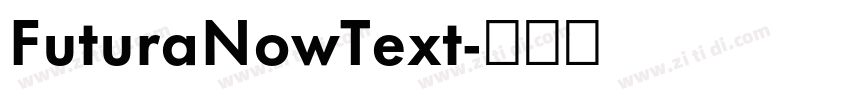 FuturaNowText字体转换 FuturaNowText字体转换