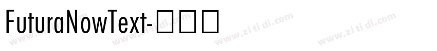 FuturaNowText字体转换 FuturaNowText字体转换