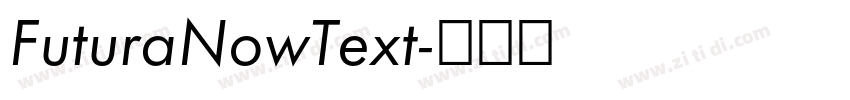 FuturaNowText字体转换 FuturaNowText字体转换