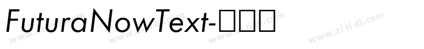 FuturaNowText字体转换 FuturaNowText字体转换
