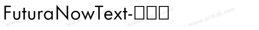 FuturaNowText字体转换 FuturaNowText字体转换