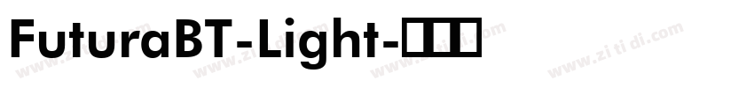 FuturaBT-Light字体转换